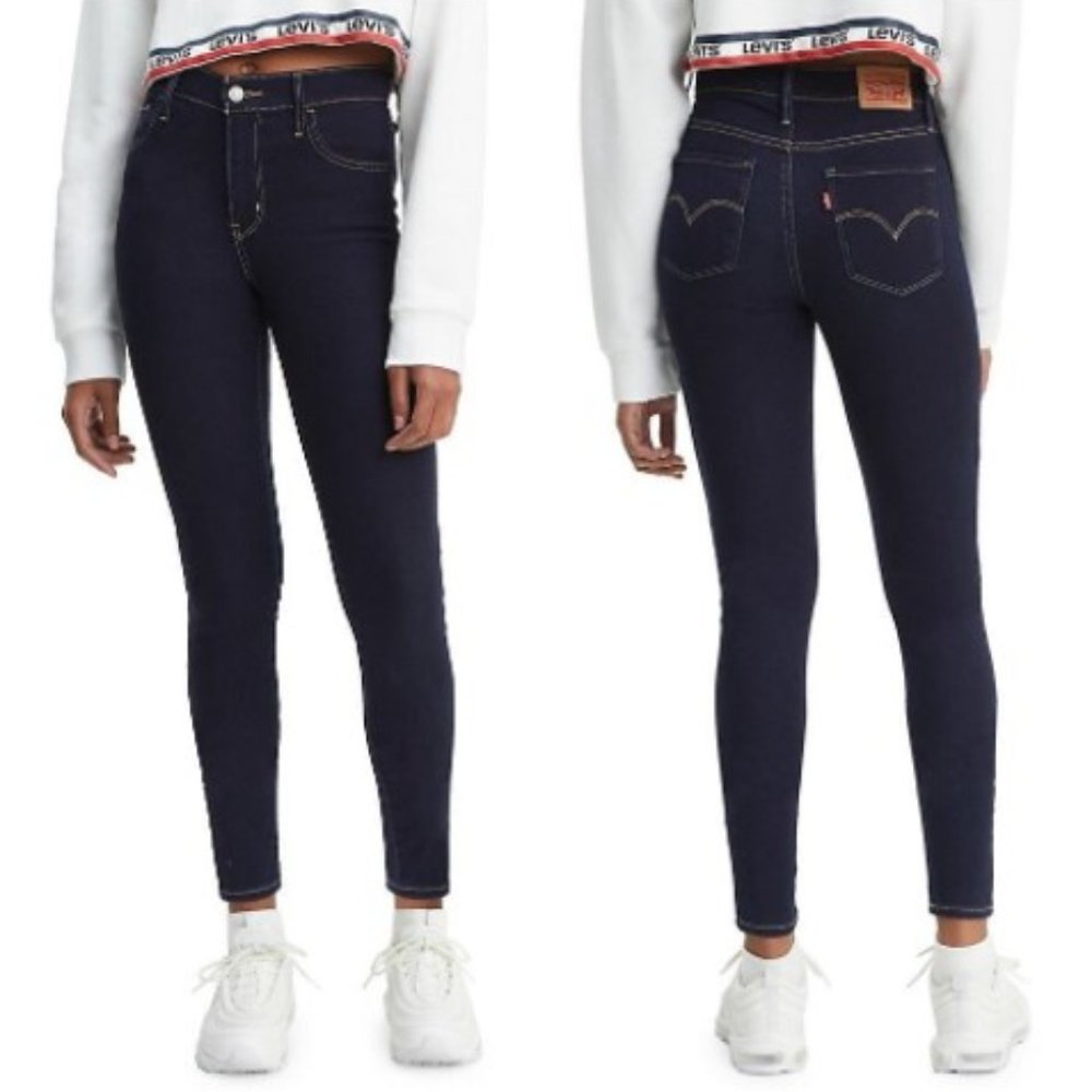 NWT Levi's 720 Dark Indigo High Rise Super Skinny Jeans